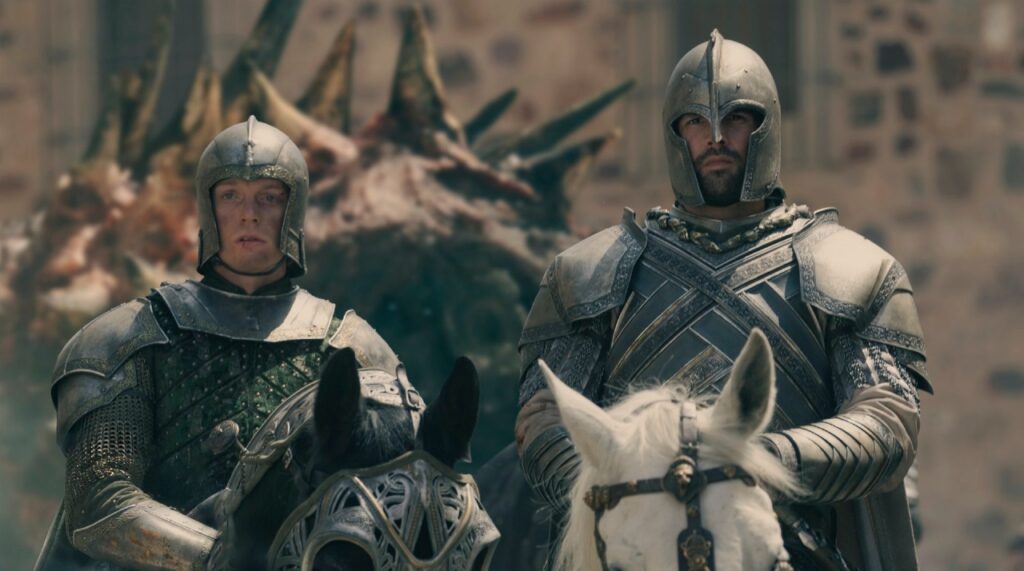 Criston and Gwayne (Image: HBO)