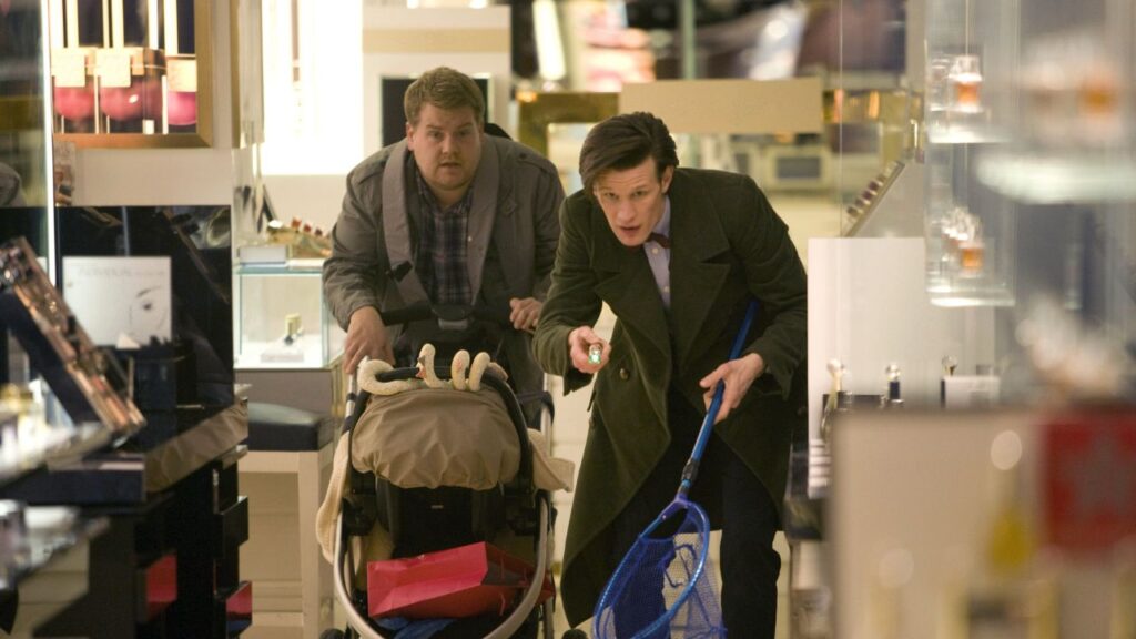 James Corden in Doctor Who (Image: BBC)