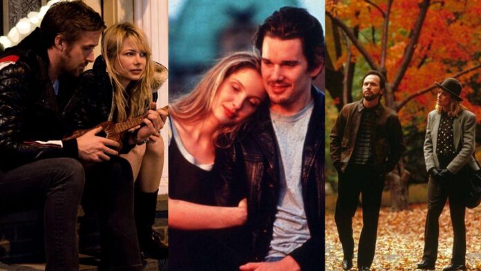 Blue Valentine (2010), Before Sunrise (1995), When Harry Met Sally (1989) (Image: The Weinstein Company, Columbia Pictures)