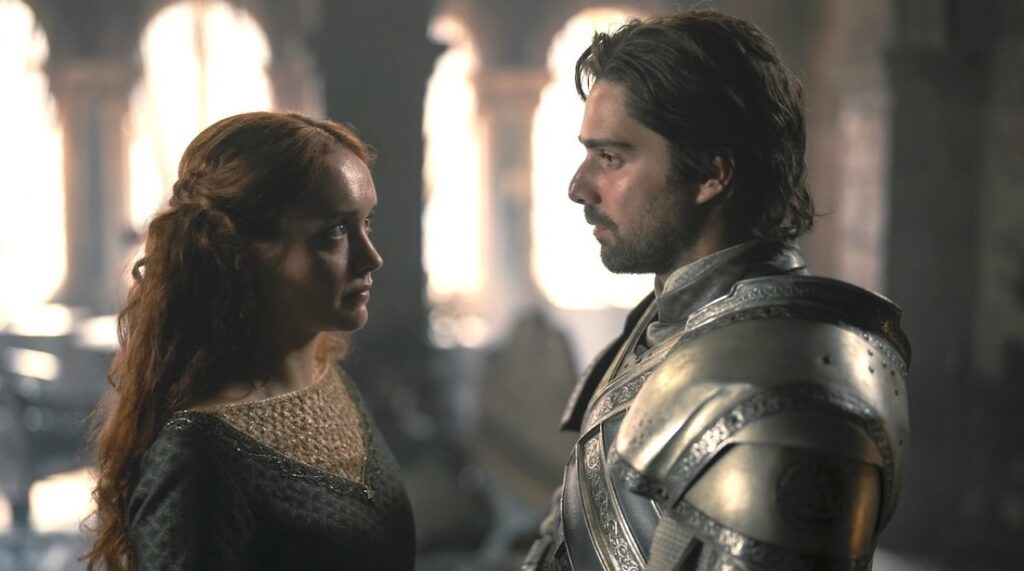 Criston and Alicent in 'House of the Dragon' (Image: HBO)