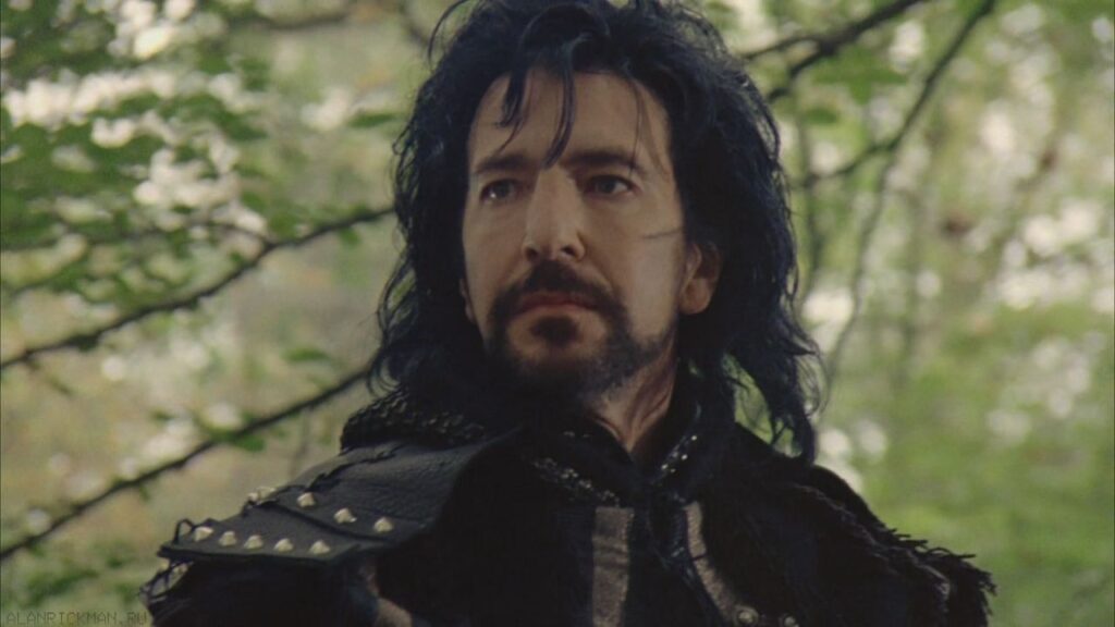 Alan Rickman in Robin Hood: Prince of Thieves (1991) (Image: Warner Bros.)
