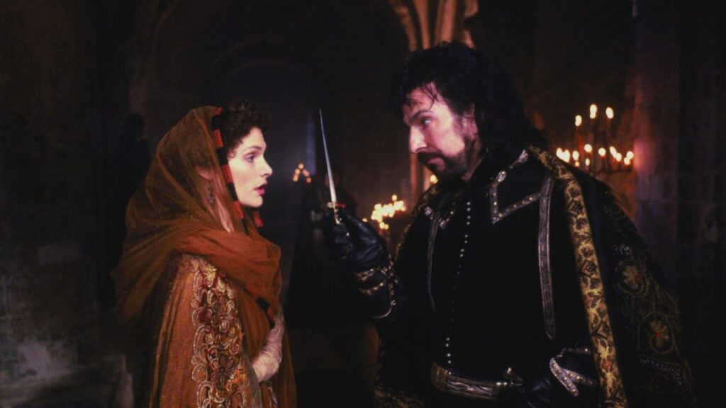 Alan Rickman in Robin Hood: Prince of Thieves (1991) (Image: Warner Bros.)