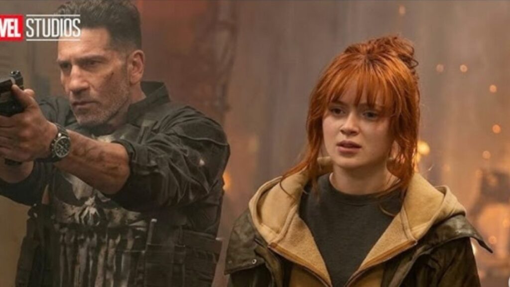 Jean Grey with Frank  in Spider-Man: Brand New Day