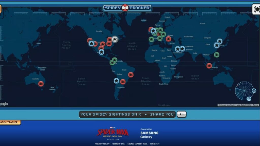 Spidey tracker in 'Spider-Man: Brand New Day'