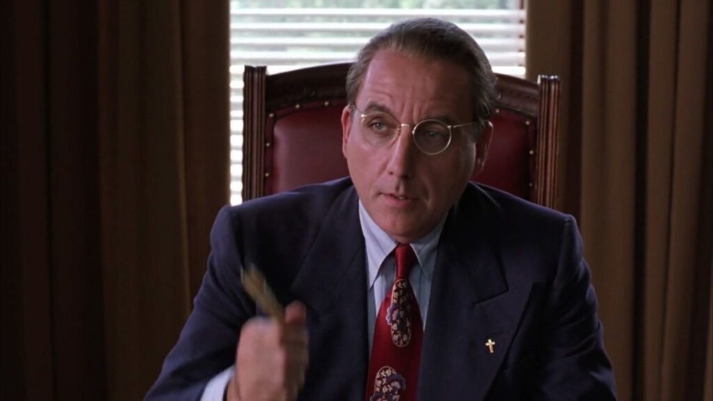 Warden Samuel Norton in The Shawshank Redemption (Image: Columbia Pictures)