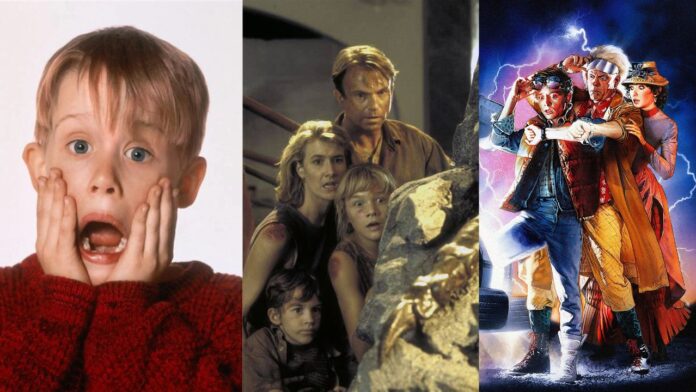 Home Alone (1990), Jurassic Park (1993), Back To The Future (1985) (Image: 20th Century Fox, Universal Pictures)