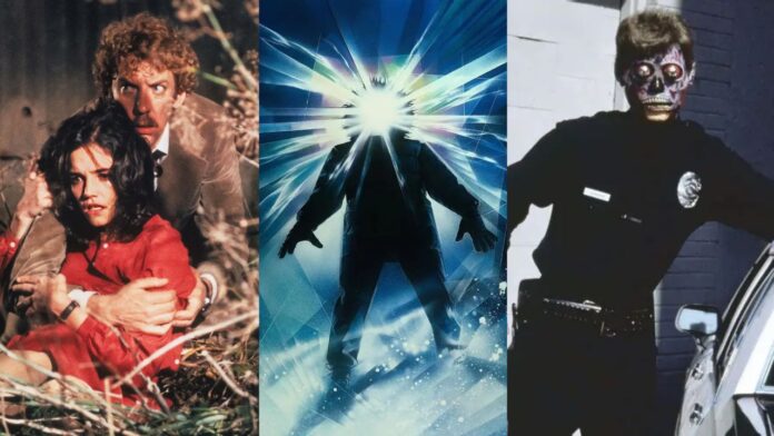 Invasion of the Body Snatchers (1978), The Thing (1982), They Live (1988) (Image: United Artists, Universal Pictures, Carolco Pictures) Invasion of the Body Snatchers (1978), The Thing (1982), They Live (1988) (Image: United Artists, Universal Pictures, Carolco Pictures)