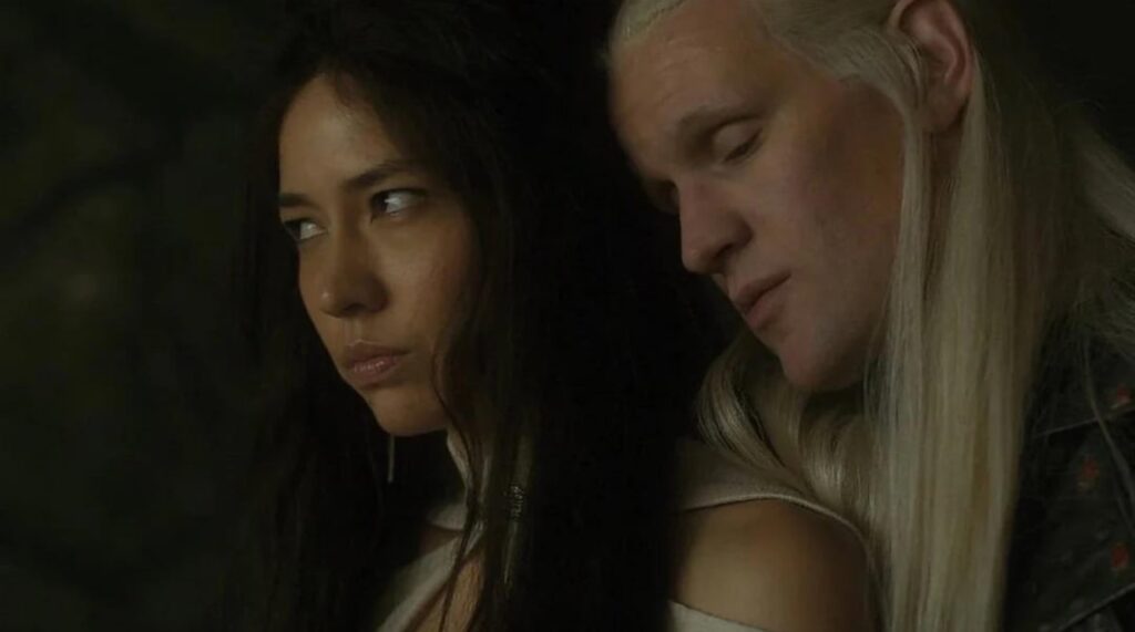 Mysaria and Daemon in 'House of the Dragon' (Image: HBO)