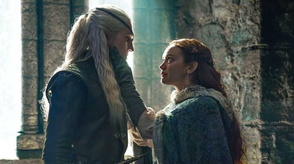 Alicent and Aemond in 'House of the Dragon' (Image: HBO)