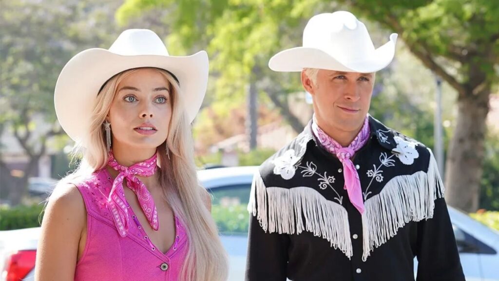 Margot Robbie and Ryan Gosling in 'Barbie'