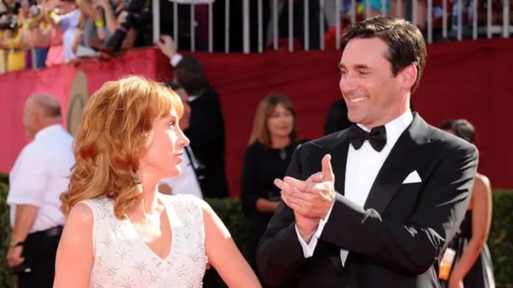 Kathy Griffin with Jon Hamm