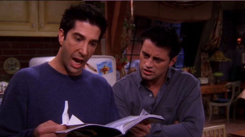The One Where Ross Got High in Friends (Image: NBC)