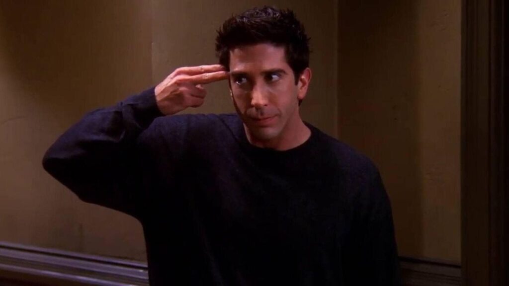 Ross in Friends (Image: NBC)