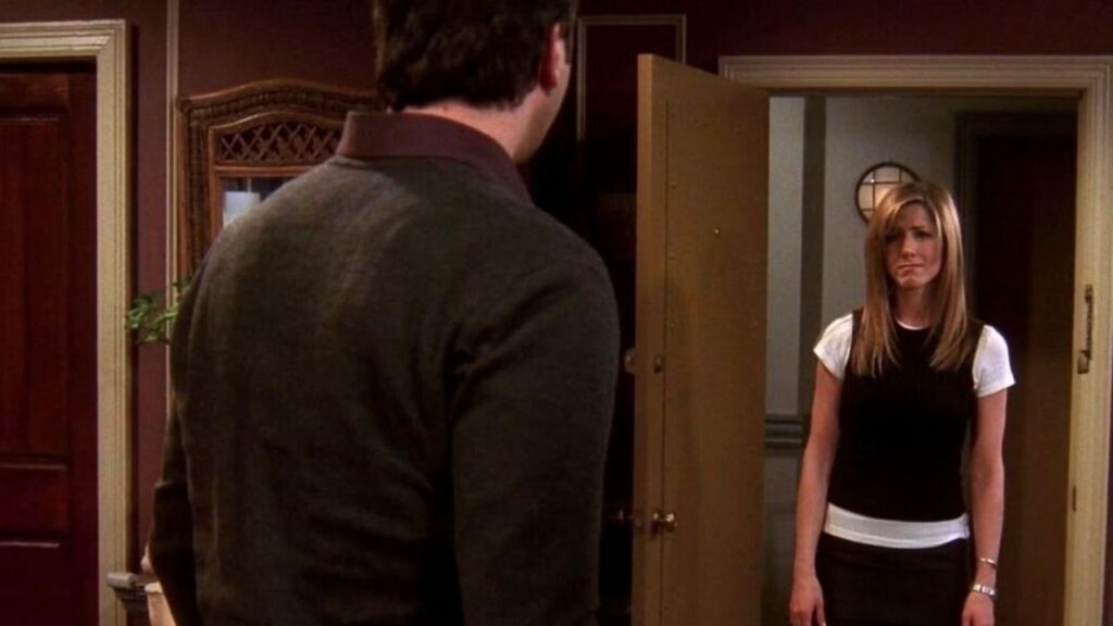 Ross and Rachel in Friends (Image: NBC)