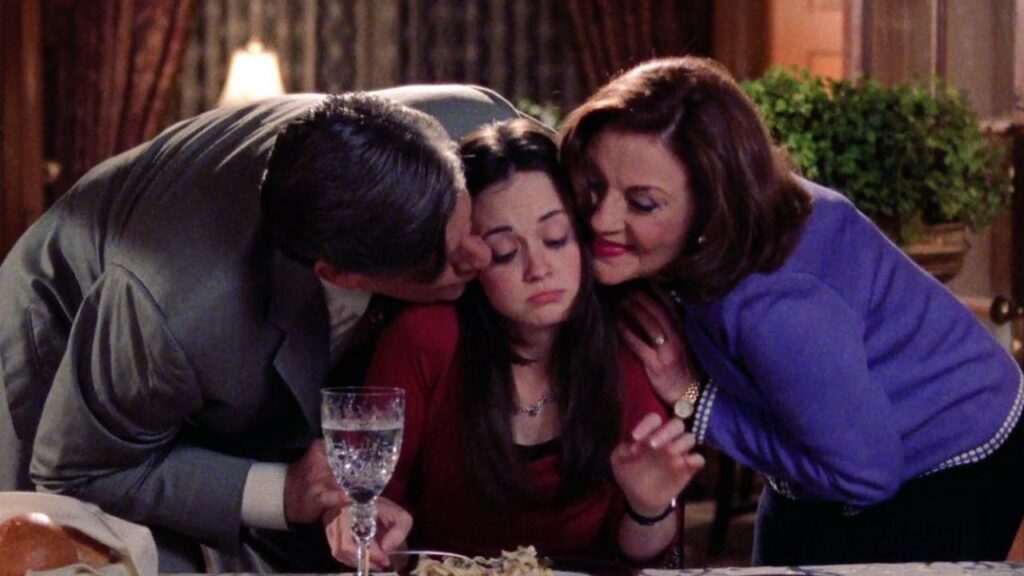 Emily and Richard with Rory