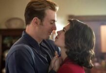 Steve and Peggy (Image: Marvel)