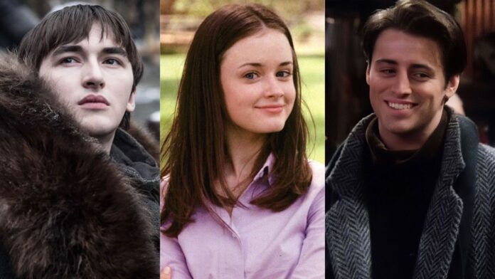 Bran Stark, Rory Gilmore, Joey Tribbiani (Image: HBO, The WB, NBC)