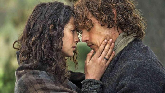 Claire and Jamie in 'Outlander'
