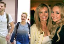 Hayden Panettiere with Brian Hickerson, Hayden Panettiere with her mom Lesley Vogel