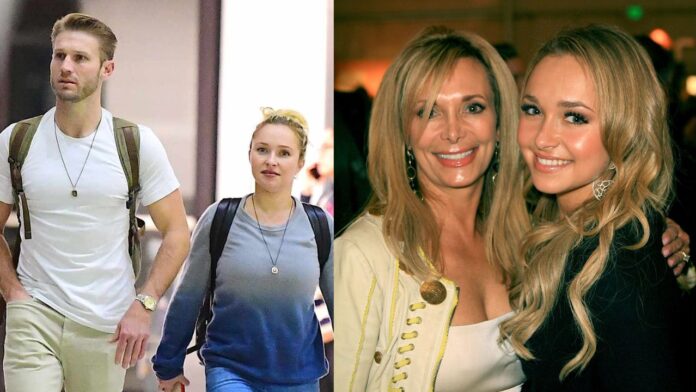 Hayden Panettiere with Brian Hickerson, Hayden Panettiere with her mom Lesley Vogel
