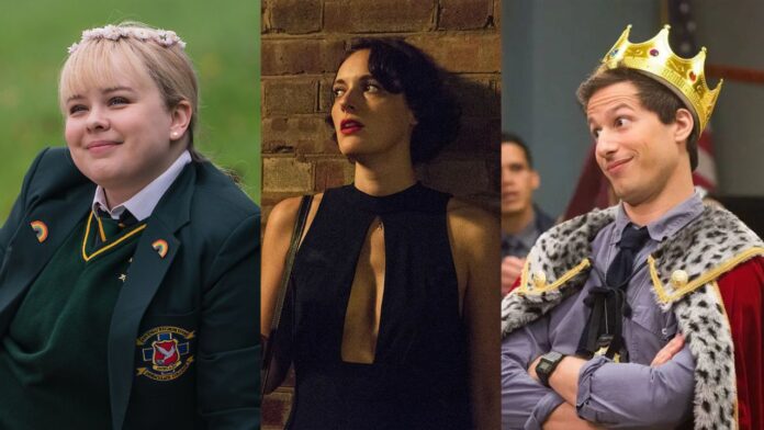 Derry Girls, Fleabag, Brooklyn Nine-Nine (Image: Channel 4, BBC One, NBC)