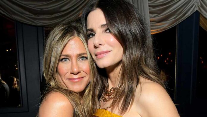 Jennifer Aniston and Sandra Bullock