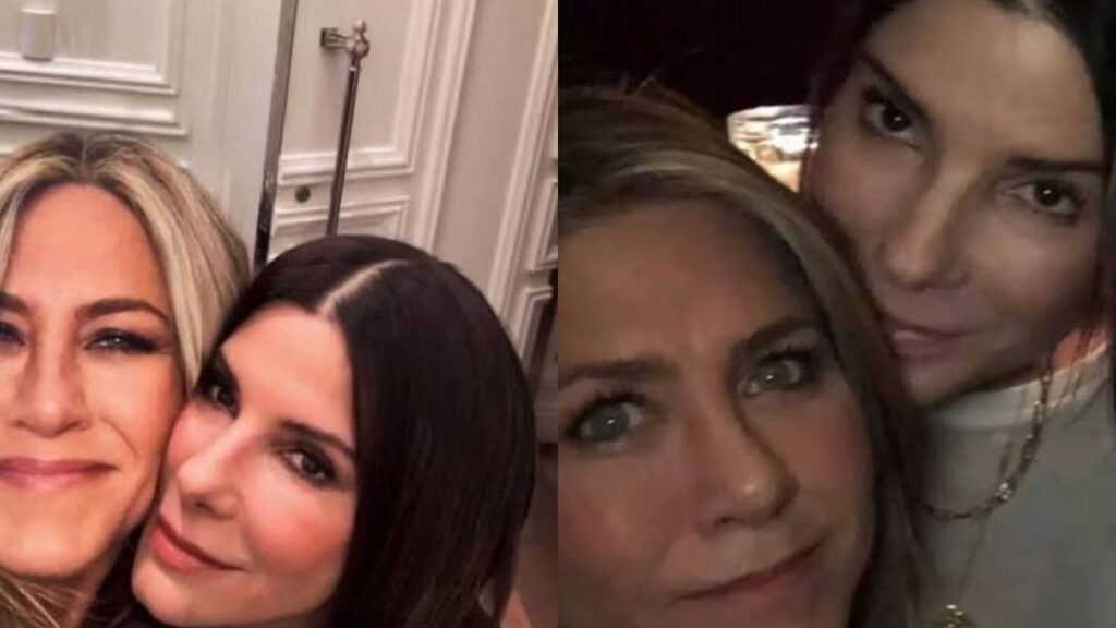 Jennifer Aniston and Sandra Bullock
