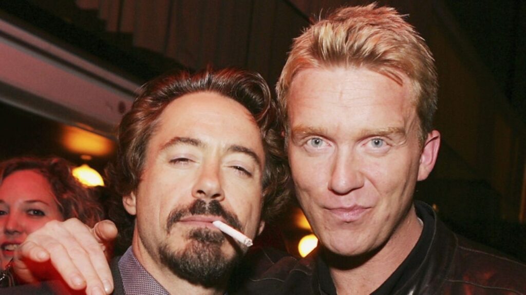 Anthony Michael Hall and Robert Downey Jr.
