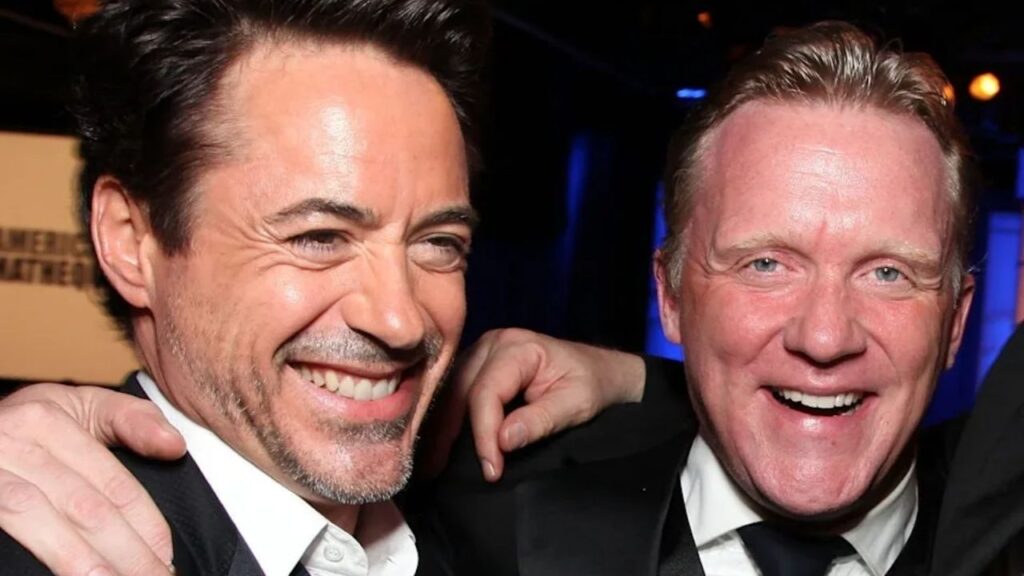 Robert Downey Jr. with Anthony Michael Hall