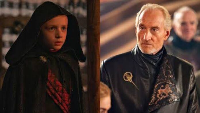 Egg in 'A knight of the seven kingdoms' and Tywin Lannister (Image: HBO) Egg in 'A knight of the seven kingdoms' and Tywin Lannister (Image: HBO)