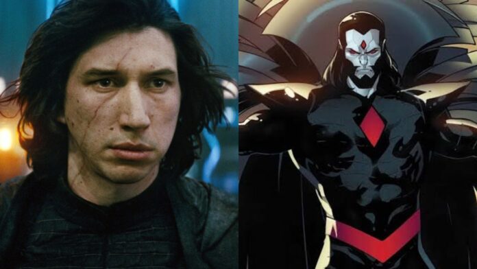 Adam Driver in 'Star Wars' and Mr. Sinister (Image: Marvel) Adam Driver in 'Star Wars' and Mr. Sinister (Image: Marvel)