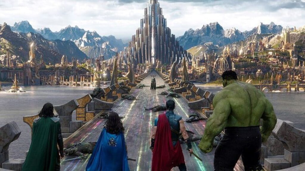 Asgard in 'Ragnarok' (Image: Marvel)