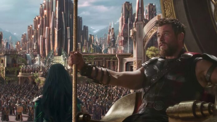 Asgard in 'Ragnarok' (Image: Marvel)