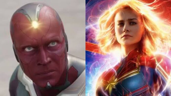 Vision and Captain Marvel (Image: Marvel) Vision and Captain Marvel (Image: Marvel)