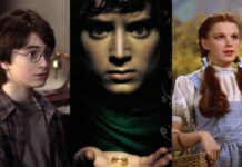 Top 10 Most Rewatchable Fantasy Movies Of All Time Harry Potter And The Philosopher’s Stone (2001), The Lord of the Rings: The Fellowship of the Ring (2001), The Wizard Of Oz (1939) (Image: Warner Bros. Pictures, New Line Cinema, Metro-Goldwyn-Mayer)