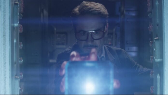 Tony Stark with The Tesseract (Image: Marvel)