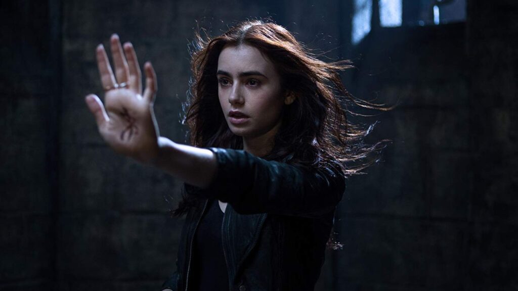 Lily Collins in The Mortal Instruments: City of Bones (Image: Sony Pictures Releasing)