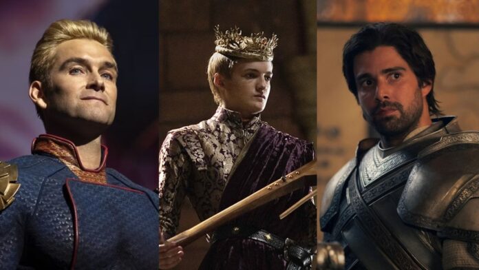 Homelander, Joffrey Baratheon, Criston Cole (Image: Amazon Prime Video, HBO)