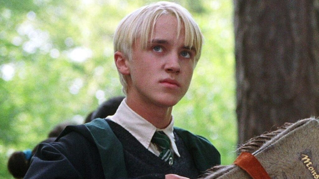 Draco Malfoy in the movies (Image: WB)