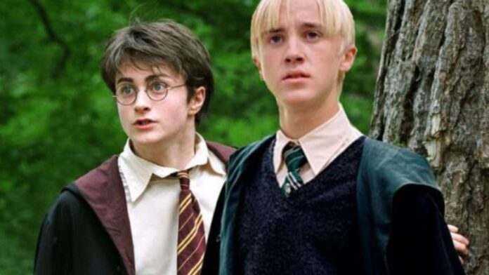 Draco Malfoy in the movies (Image: WB)
