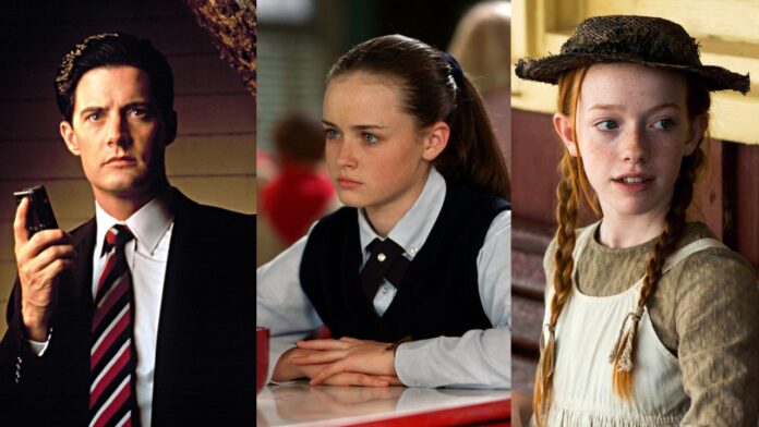 Twin Peaks (1990-2017), Gilmore Girls (2000-2007), Anne With An E (2017-2019) (Image: ABC, The WB, Netflix) Twin Peaks (1990-2017), Gilmore Girls (2000-2007), Anne With An E (2017-2019) (Image: ABC, The WB, Netflix)