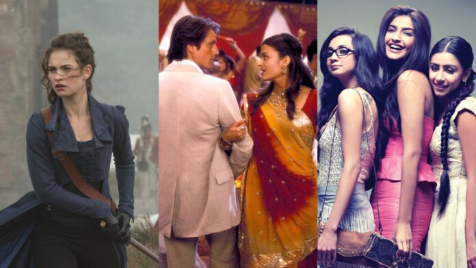 Pride & Prejudice & Zombies, Bride & Prejudice, Aisha (Image: Sony Pictures Releasing, Miramax Films, PVR Pictures)