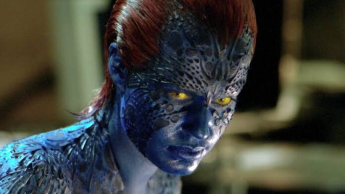 Romjin as Mystique (Image Fox) (2) Romjin as Mystique (Image: Fox)