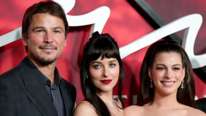'Verity' actors Josh Hartnett With Anne Hathaway And Dakota Johnson 'Verity' actors Josh Hartnett With Anne Hathaway And Dakota Johnson