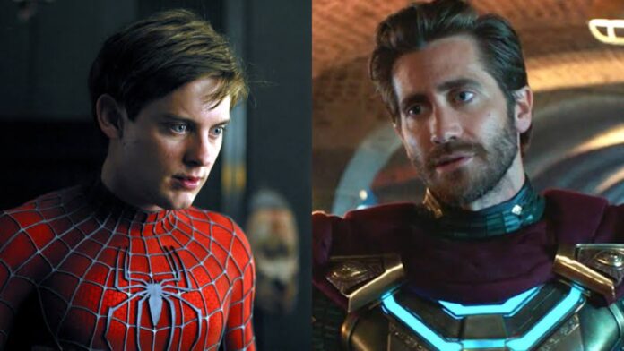 Tobey Maguire as Spider-Man and Jake Gyllenhal as Mysterio (Image: Marvel)