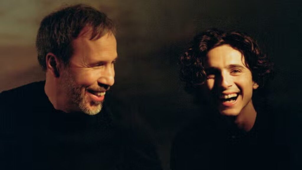 Timothée Chalamet and Villeneuve