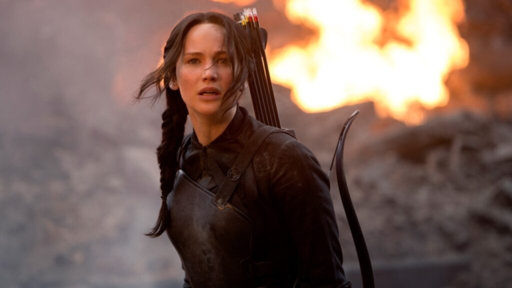 Jennifer Lawrence in 'The Hunger Games' (Image: Lionsgate)