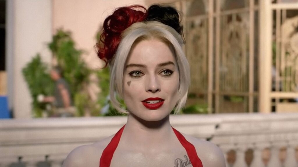 Margot as Harley Quinn (Image: DC)